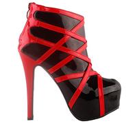 SHOW STORY Chic Sassy Black Pull-On Vogue Latest Stylish Pumps,LF80858BK40,7 UK，Black
