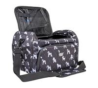 Show Tech Deluxe Dog Grooming Bag, Your Dog Grooming Expert, Water & Hair Resistant Material, 6 Internal Pocks & 4 Elastic Loops, 40 x 26 x 28cm