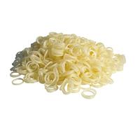 Show Tech Pack of 1000 Natural Latex Bands, Your Dog Grooming Expert, Secure hair ties, Latex bands, Naturally coloured, Pack of 1000