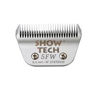 Show Tech Pro Wide Snap-on Clipper Blade - Wide Width for Larger Breeds - Ultra-Fine Finish - Carbon Steel - #5FW