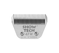 Show Tech Pro Wide Snap-on Clipper Blade - Wide Width for Larger Breeds - Ultra-Fine Finish - Carbon Steel - #4FW