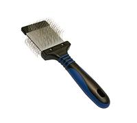 Show Tech Slicker Brush, Double Twin Semi-Flex S, All Hair Types, Ergonomic Comfortable Handle, Rubber Anti-Slip, Flexible Head, 1.0 count