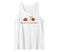 Show Up Anyway Growth Mindset Motivational Mindfulness Tank Top