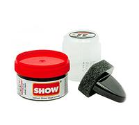 SHOW White Instant Shine Shoe Polish Cream with Sponge for Shoes Boots Bags - Unisex 50ml 1 Unit Polish Cream - Leather Nourishment and Conditioner - Shoe Care Products