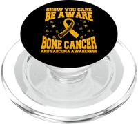 Show you care be aware Bone Cancer and sarcoma awareness PopSockets PopGrip for MagSafe
