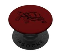 Show Your True Love for the Gentle Sulcata Tortoise PopSockets Adhesive PopGrip