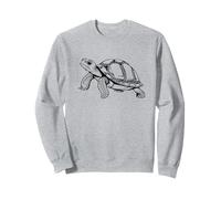 Show Your True Love for the Gentle Sulcata Tortoise Sweatshirt