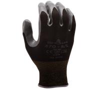 Showa 370W Seamless Work Glove Nylon Palm Nitrile General Purpose