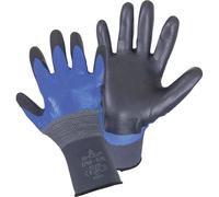 Showa 381 Abrasion Resistant Safety Work Gloves With Nitrile Grip Palm - Size 9 - Xl