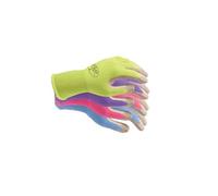 Showa Atlas 370 Nitrile Coated Work Glove - Assorted Colors, Pack of 4 (Small)