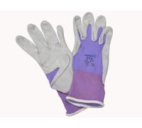 SHOWA Floreo 370 Gardening Gloves for Women & Men - 1 Pair Nitrile-Coated Garden Gloves with Touchscreen Grip - Lightweight, Breathable & Comfortable Fit for Gardening & DIY Tasks - Purple 5/X-Small