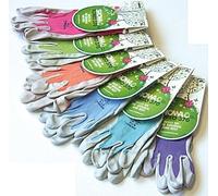 SHOWA Garden gloves,Special Price, pack of 4 pairs, Floreo 370 with tough nitrile coating - PPE for your hands.