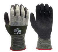 SHOWA MFT Pro 344 Safety Work Gloves - Waterproof Latex Palm Grip, Breathable 13-Gauge Microfibre Liner, EN388 2121A Cat II (1Pair) (9/Xtra-Large)