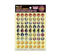 Showa Note 791270522 Step Up Stickers, Dragon Ball Super Medium Stickers, God, ZU-10, Pack of 10