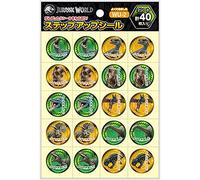 Showa Note Jurassic Park Step Up Seals, Well Made 2 Sheets, 40 Sheets Total