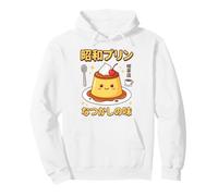 Showa Pudding Retro Japanese Kissaten Cafe Nostalgic Dessert Pullover Hoodie