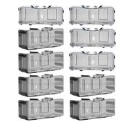 Showcase 1/64 - Premium Stackable Storage Box for Racing Vehicle Models with Clear Lid System, 1/ Scale Automotive Box Collection Set