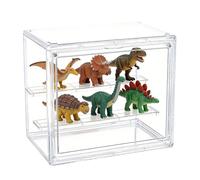 Showcase Acrylic Display Box | Transparent Storage Box with Magnetic Door, Storage Container with Removable Partition, Collectible Figure, Jewelry, Shoes, Bag to My