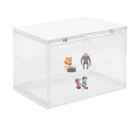 Showcase Case, Transparent Dustproof Display Case for Figurines | Display Case for Collectibles | for Bedroom, Living Room, Study Room, Plan