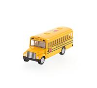 Showcasts I Love New York School Bus, Yellow 5107D-ILNY - 5" Scale Diecast Model Car