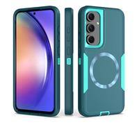 showdd Designed for Samsung Galaxy S24 FE Case,Magnetic,Double Drop Protection Heavy Duty,Compatible with MagSafe,Dustproof,No Fading, No Yellowing,for Men Women,Lake Blue