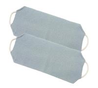 Shower Abrasive Wipes - 18x8 Inch Body Scrubber Set, Skin-Friendly Massage, Extended Design Non-Slip Towel Holder | Bath Wellness Skin Care