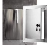 Shower Access Panel, Keyed Stainless Steel Access Hatch for Ceiling & Wall & Floor, Customizable Large Waterproof for Outdoor/Indoor