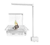 Shower Accessories for Parrots - Adjustable Bird Perch Holder, Non-slip Handle Design, Rotating Suction Cup Base, Easy Clean Material | Bath Holder