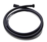 Shower Accessories Hose PVC 1.5m/2.0m/3.0m Angel Adjustable Chrome Brushed for Bathroom(Black,200cm)