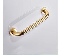Shower Aid and Support Aluminum Grab Bar/Safety Handrail for Bathtubs, Toilets, Entrance/Wall Mounted Straight Towel Rack(Gold-40)