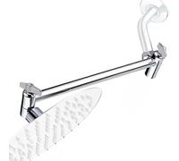 Shower Arm - 304 Stainless Steel 27.5cm | Shower Head Arm | Showers Head Extension Arms for Extending Showerhead Reach Improving Bathroom Functionality and Daily Showerx Use