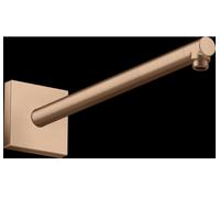 Shower Arm Axor Square 390mm Brushed Red Gold 26436310