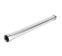 Shower Arm Extension Pipe, Shower Arm Extension Tube Copper Chrome-Plated Shower Head Extender Accessory 25mm G3/4