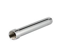 Shower Arm Extension, Shower Head Extender with G1/2" Connection, Chrome Finish Made of Solid Metal by Purelux