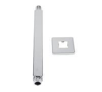 Shower Arm Wall Mounted Square Stainless Steel Straight Shower Extension Pipe for Bathroom Ceiling Shower Head Accessory 10 Inch