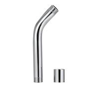 Shower Arm Wall Mounted Stainless Steel Handheld Shower Arm Extension Pipe Chrome Plating Wall Mounted