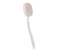 Shower Back Scrubber, Silicone Bristle Body Scrubber, Anti-Slip Handle