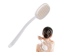 Shower Back Scrubber Silicone Bristles Anti-Slip with Soap Reservoir