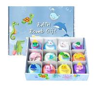 Shower Ball Kit for 12 Pieces Underwater Water Games, Natural Bath Toys - for Swimming Pools, Beach, Water Park, Home, Boys and Young People