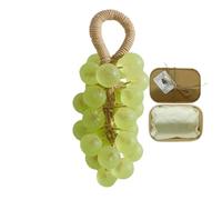 Shower Bar, Organic Grape Shaped Soap, Natural Cleanser for Travel Use, Nourishing Skin Feature, Easy Rinse Function, Wellness Tool, Bathroom Accessory for Baby Adults Household 5.12x2.56 Inches