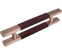 Shower/Barn Sliding Door Handle, H Shape Modern Farmhouse Door Handle Hardware (Red 60cm/2ft) (Red 60cm/2ft)