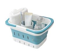 Shower Basket - 260g Foldable cadds, Portable Toiletries Organizer With Handle, Lightweight Waterproof Hanging Holder, Compact Space For Saving Rack | Gym Home Dorm College Apartment RV Camping For T