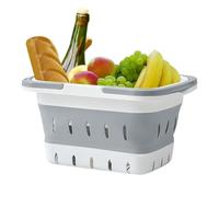 Shower Basket, Foldable Bath Bag Handle - Multifunctional Bathroom Shower Organiser, Shower Shelves Shower Shelf in the Gym as well as Food and Toys in Student Rooms Ideal for Quick Access and