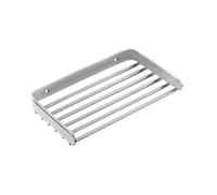Shower Basket Light grey Installation with Screws Measures 20 x 12 x 2.5 cm Cosmic Grey One Size