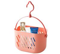 Shower Basket with Handles - Durable Bathroom Organizer Tote with Grip, Multipurpose Storage Container | Compact Utility Bin for Toilet, Kitchen Shelf, Laundry Area, Dorm Toilet, Lavatory