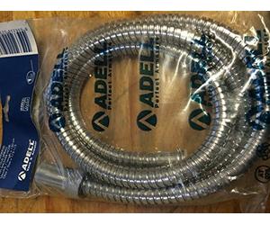 Shower Bath Pipe Hose 1.5m Stainless Steel Chrome Finish Flexible Modern NEW