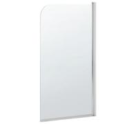 Shower Bath Screen LAPAN II 1400 x 700 mm Silver