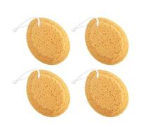 Shower Bath Sponge 4 Pcs Seaweed Honeycomb Orange Scrubber