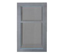 Shower Bathroom Niche Tileable Alcove Recessed Waterproof Shelf Storage Wetroom Organiser Thermal Tile Backer Board NASS Nassboard (29in/737mm × 16in/406mm - 1 Offset Shelf)