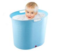 Shower Bathtub for Kids | Spa Soaking Seat Bathtub for Bathroom - Portable Bath Accessories for Indoor Home and Outdoor Traveling Use